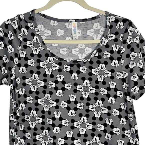 LuLaRoe Disney Mickey Mouse Scoop Neck Tee Shirt XS Simply Comfortable - Picture 2 of 7